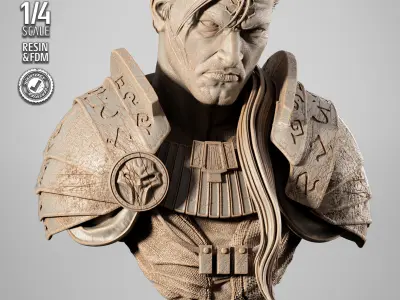 STAR WARS Exar Kun Portrait Bust 3D print model