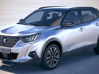 Peugeot 2008 2020 3D model purchase