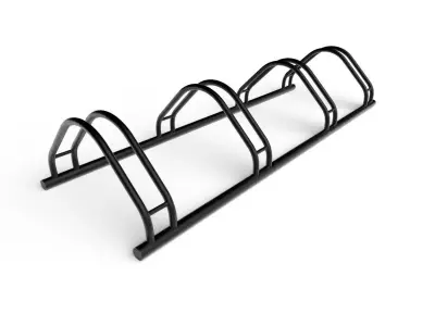 Bike Rack M04 Low-poly 3D model