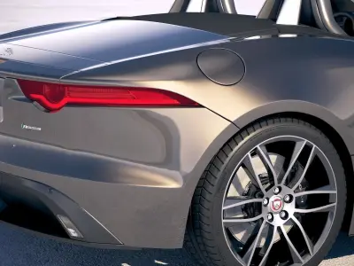 Jaguar F-Type R dynamic Convertible 2018 3D model