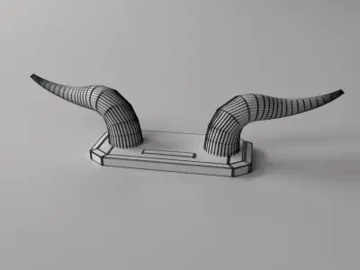 Horn Decor 3D model