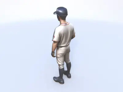Baseball 3D model