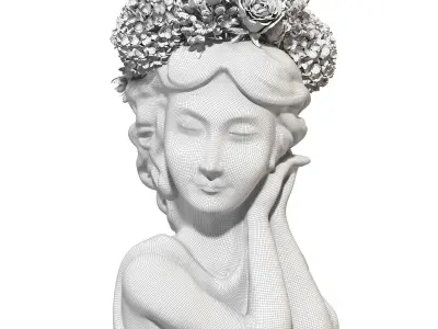 Face Vase decoration 4 3D model