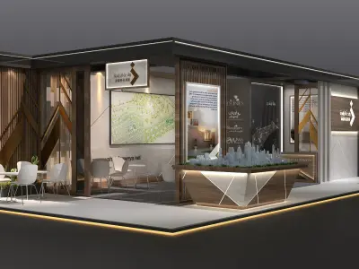 Real Estate Exhibition  3D model