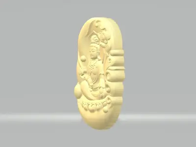 Avalokitesvara Bodhisattva Pendant 3D print model