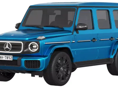 Mercedes-Benz G580 with EQ Technology 3D model