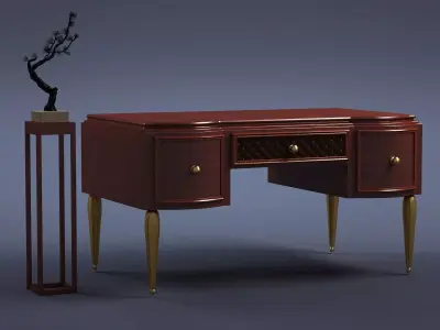 cabinet cabinet wardrobe sofa bed table bookshelve 3D model