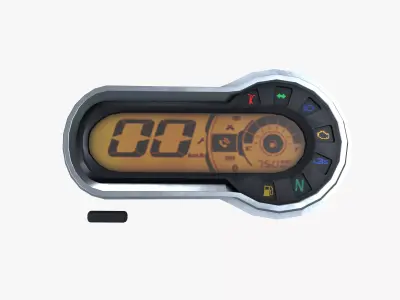 Splendor plus Meter 3D model