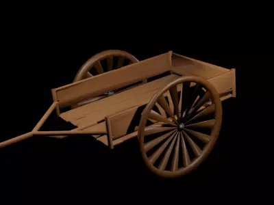 wooden car  3D print model