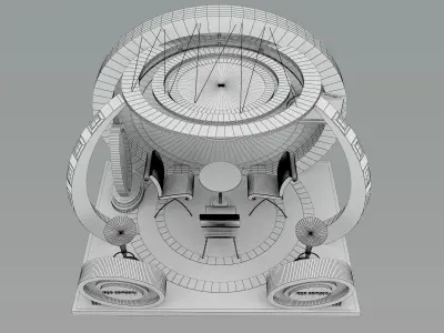 Booth Exhibition Stand a39b 3D model