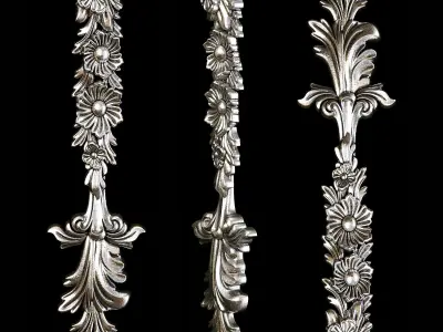 Classic carved 045 3D model