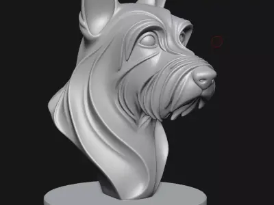  Scottish Terrier 3D print model