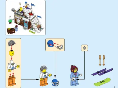 TwindBricks3D - 31080 Modular Winter Vacation 3D print model