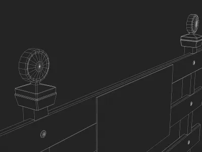 Traffic Road Close 3D Model 3D model