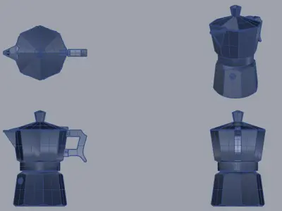 Moka Pot 3D model