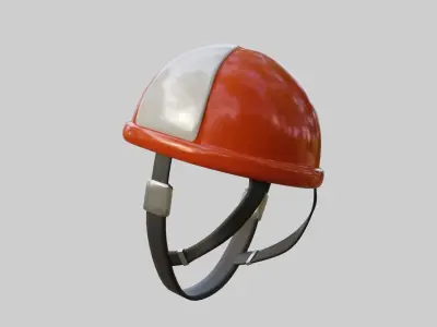 Bicycle Helmet Low-poly 3D model by akila-kumara