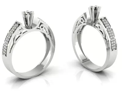 Gold ring  Jewelry 3D print model buy