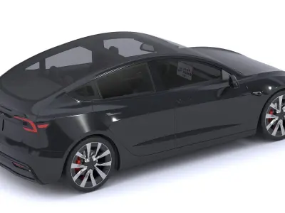 2024 Tesla Model 3 3D model