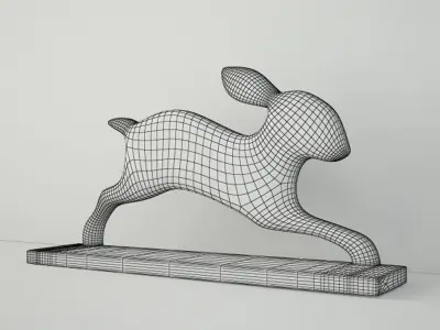 Bunny Doorstop 3D model