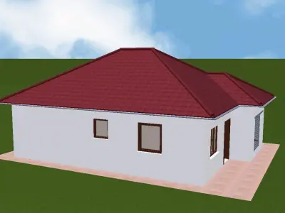 House 9 plans for 3D model