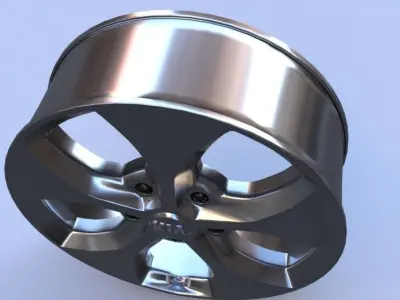 Kia carrens rim 3D model