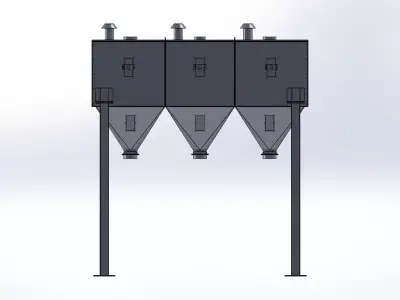 Small storage Bins 3D model