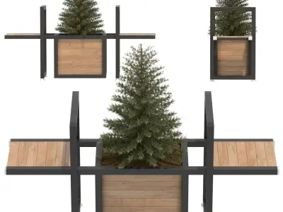 Urban Furniture 03 3D model