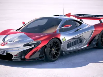 McLaren P1 GTR Senna 2019 3D model