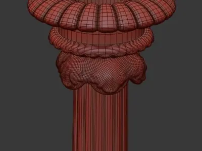 Big Empire Candlestick 3D model