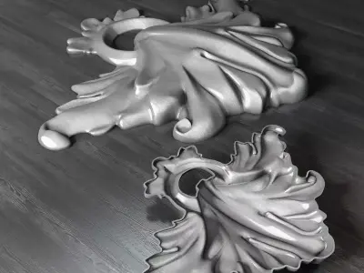 Decorative element 3D print model