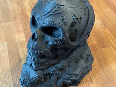 Celtic Skull I   3D Print Model  3D print model