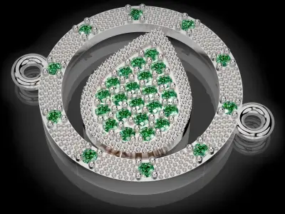 Pear Bracelet 3D print model