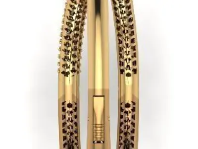 TIFFANY AND CO- KNOT BRACELET WITH SIDE LOCK-- LIGHTWEIGHT 3D print model