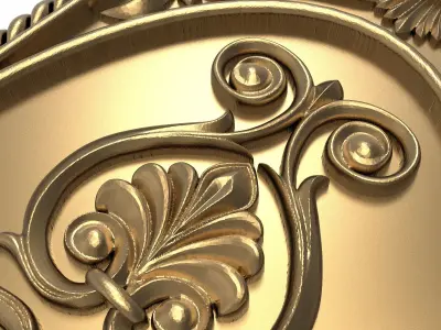  decorative pattern ready for 3D printing 3D model 154