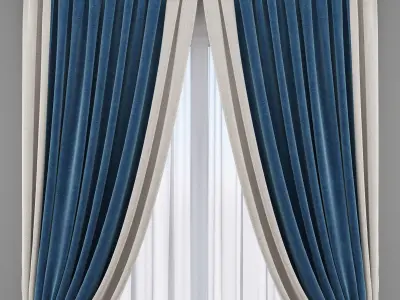 Set 77 Curtains 3D model