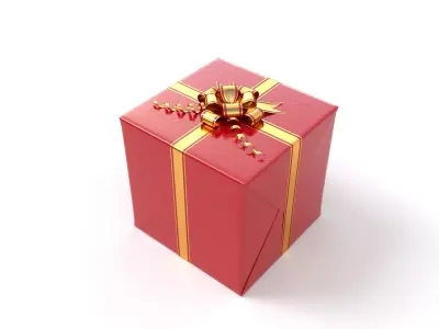 Gift Box 3D model 3D model