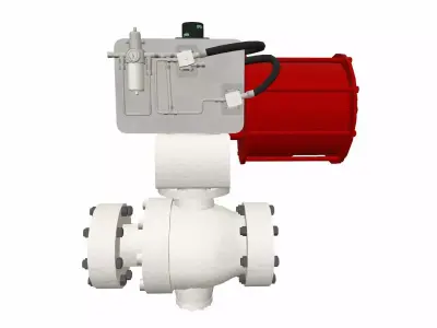 One Side On Off Valve Low-poly 3D model