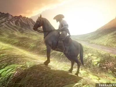 Horse Animset Low-poly 3D model