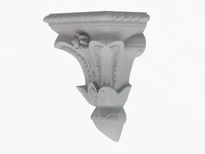Scroll Corbel 37 3D model