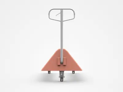 Three Wheels Red Pallet Jacket 3D model