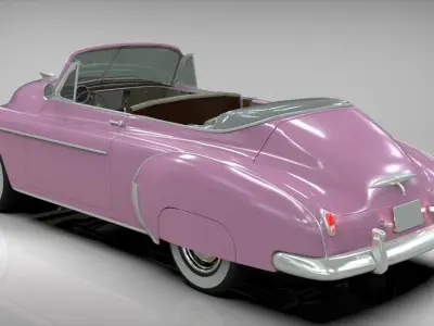 Chevy Fleetline convertible 1949 3D model