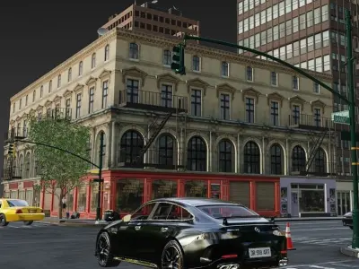 NY CITY  Low-poly 3D model