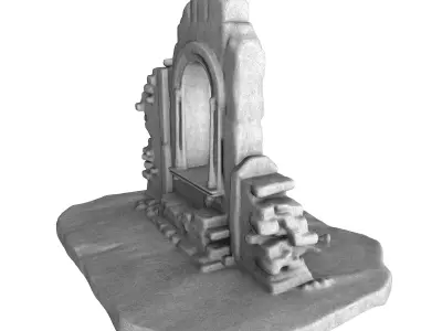 Ancient Ruins 3 3D print model