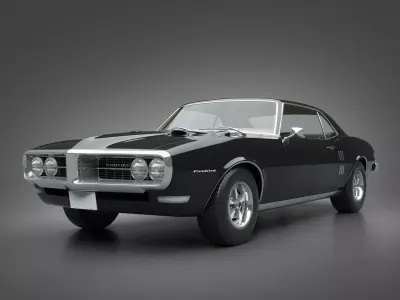 1968 Pontiac Firebird 3D model