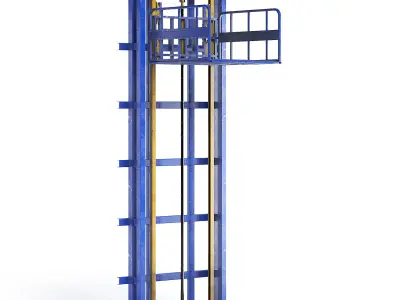 Industrial Elevator III 3D model
