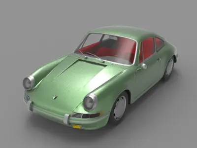 1964 Porsche 911 3D model