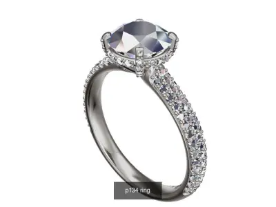 various solitare model 3D Model Pack