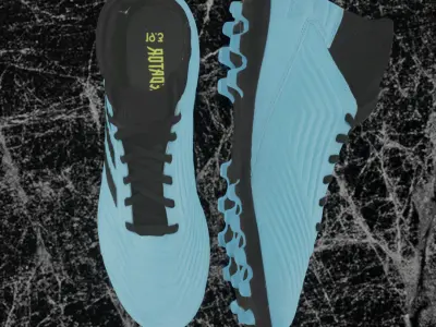 ADIDAS PREDATOR 193 3D SOCCER SHOES Low-poly 3D model