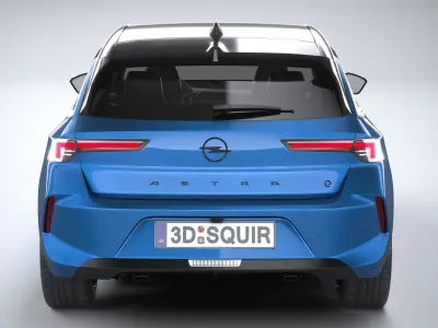 Opel Astra Electric 2023 3D model