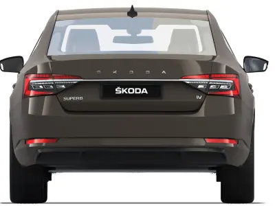 Skoda Superb iV 2020 3D model